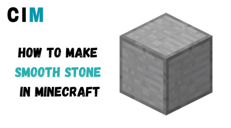 How to make smooth stone in minecraft