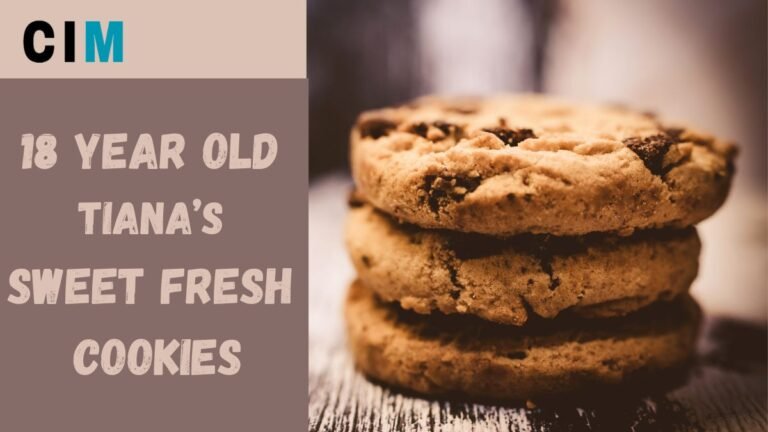 18 Year Old Tianas Sweet Fresh Cookies: A Delightful Treat