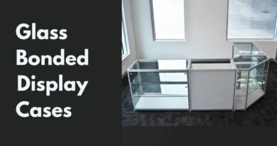 Glass Bonded Display Cases