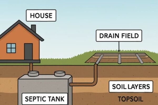 Modern Septic System Installation