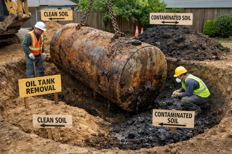 Removal of Old Oil Tanks